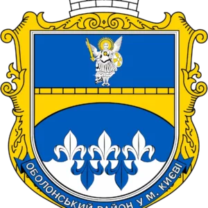 Coa Obolonskyi, Kyiv, Ukraine.svg